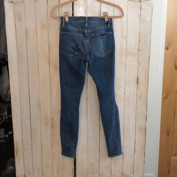 FRAME Le High Skinny Distressed Jeans - Picture 6 of 7